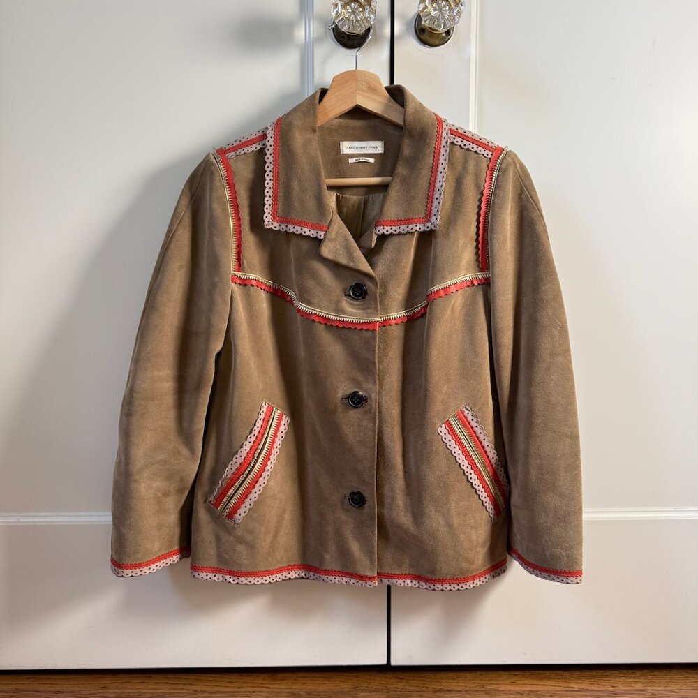Isabelle Marant Etoile Suede Leather Jacket (S)